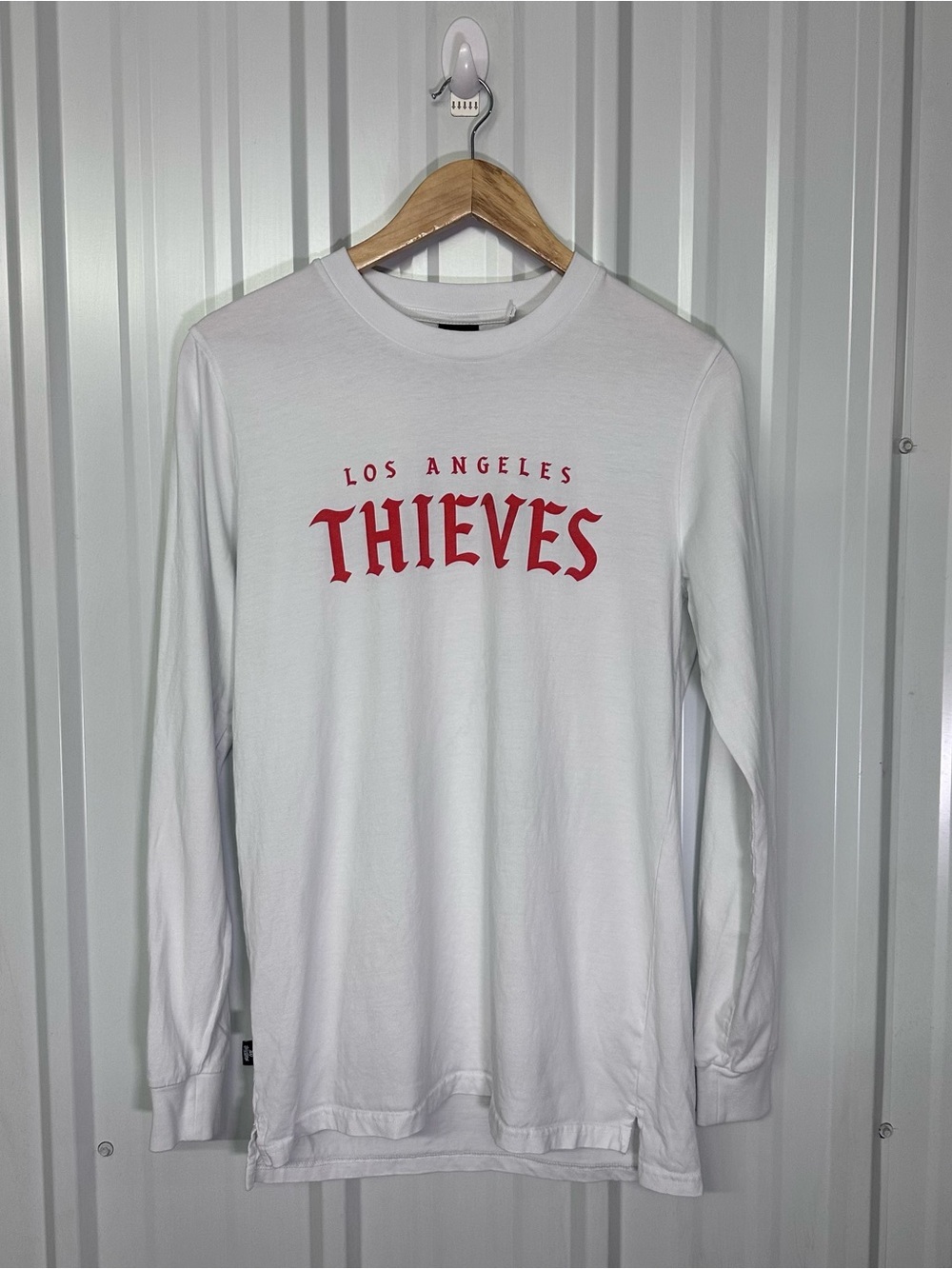 100 Thieves Long Sleeve Crew Neck Tee Gamer Streetwear Esports Graphic Shirt